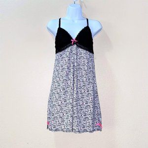 XOXO Women Babydoll Print Lingerie Nightie Size L